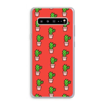 Mini cactus: Samsung Galaxy S10 5G Transparant Hoesje