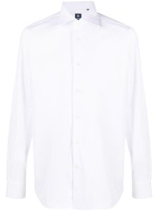 Boggi Milano chemise à ourlet incurvé - Blanc