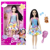 Barbie Mijn Eerste Barbie Renee pop met vos - thumbnail