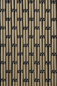 Sunarts kant en klaar vliegengordijn 100 x 232 Verspringend taupe model 043