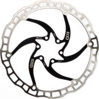 Elvedes one piece rotor 180mm 112g 6 gaats+bout zwart 2015197