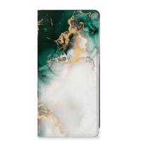 Standcase voor Samsung Galaxy S25 Plus Marmer Groen