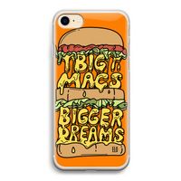 Big Macs Bigger Dreams: iPhone 7 Transparant Hoesje