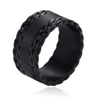 Edelstaal Heren Ring - Double Cuban Wide-21.5mm