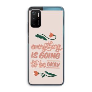 Optimistic flower girl: Xiaomi Poco M3 Pro 5G Transparant Hoesje