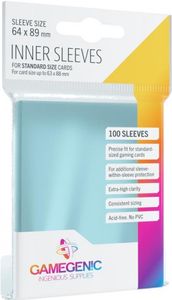GameGenic - Inner Card Sleeves Transparant (100 stuks)