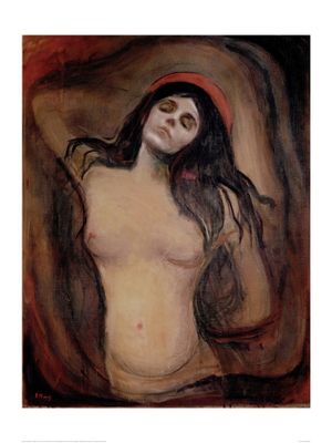 Munch Madonna Kunstdruk 60x80cm Munch Madonna Kunstdruk 60x80cm