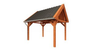 Tijdelijk 15% korting | Trendhout Buitenverblijf zadeldak XL 415x380 cm- Zadeldak- Hout- Trendhout