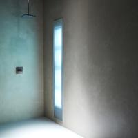 Sunshower Deluxe Organic Grey - Inbouw - Infrarood + Uv - 32 x 187 x 17 cm - Organisch Grijs