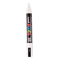 Uni Posca verfmarker pc5m wit - conische punt 2,5 mm