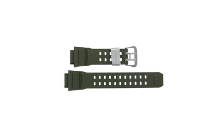 Horlogeband Casio GW-9400-3 / GW-9400-1 / 10455203 Kunststof/Plastic Groen 16mm