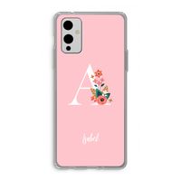 Pink Bouquet: OnePlus 9 Transparant Hoesje