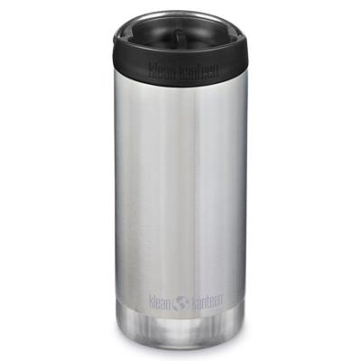 Klean Kanteen Tkwide 355Ml/12Oz + Koffiedop Thermosfles Brushed Stainless 355ml