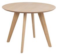 Eettafel Sezze Rond MDF Lichtbruin Ø100cm - Giga Living