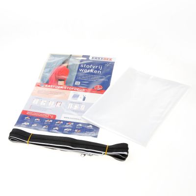 Stofdeur met rits 2.4mtr x 1.2mtr