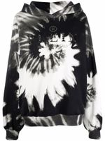 Philipp Plein hoodie à imprimé tie-dye - Noir - thumbnail