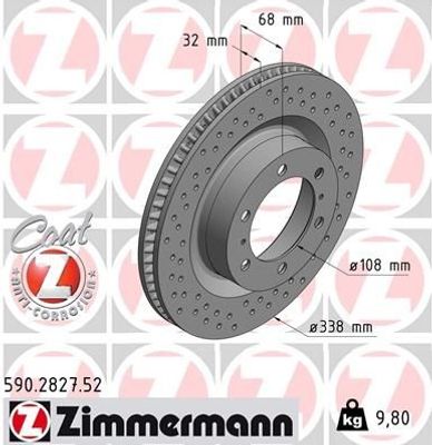Remschijf SPORT REMSCHIJF COAT Z 590282752