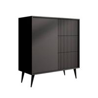 Meubella Dressoir Winq - Antraciet - 90 cm - thumbnail