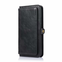 iPhone 15 hoesje - Bookcase - Afneembaar 2 in 1 - Backcover - Pasjeshouder - Portemonnee - Kunstleer - Zwart - thumbnail
