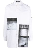 A-COLD-WALL* chemise Bouchards en coton - Blanc