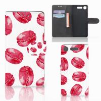 Sony Xperia XZ1 | Book Cover | Pink Macarons