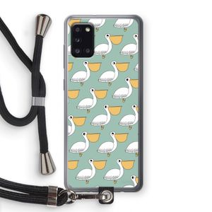 Pelican: Samsung Galaxy A31 Transparant Hoesje met koord