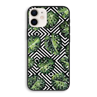 Geometrische jungle: iPhone 12 Pro Biologisch afbreekbaar hoesje