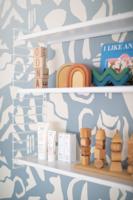 Behang Puzzle Rol Softblue