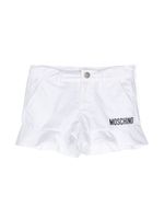 Moschino Kids short en coton à logo imprimé - Blanc - thumbnail