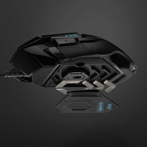 Logitech Gaming G502 HERO Gaming-muis USB Optisch Zwart 11 Toetsen 25600 dpi Verlicht, Gewichtsreductie, Geïntegreerd profielgeheugen