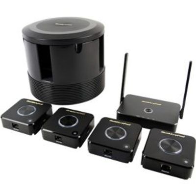 EZCast Pro Quattropod Deluxe Pack 4x Zender 1x Ontvanger - (4x T01, 1 x R01) draadloos presentatiesy