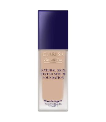 Claresa natural skin tinted serum foundation 2n medium neutral 32ml
