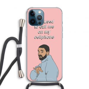 Hotline bling: iPhone 12 Pro Transparant Hoesje met koord