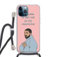 Hotline bling: iPhone 12 Pro Transparant Hoesje met koord