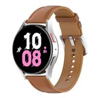 Luxe leren bandje - Lichtbruin - Samsung Galaxy Watch 4 - 40mm / 44mm