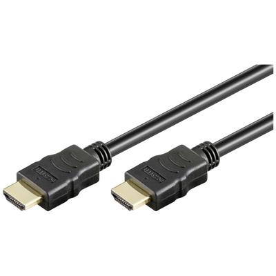 Goobay 61163 HDMI-kabel HDMI Verbindingskabel HDMI-A-stekker 10 m Zwart 4K UHD, Verguld, eARC