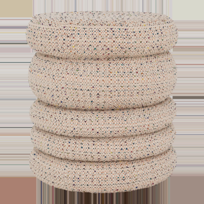 Poef Cinco, multicolor Ø 39 * 43 CM
