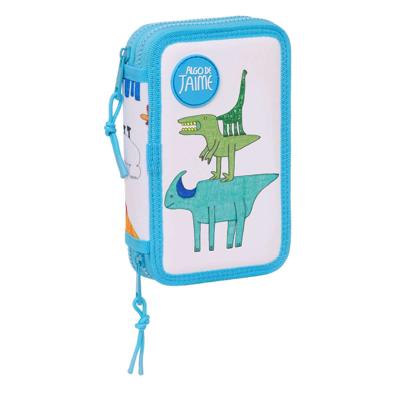 Dubbele etui Algo de Jaime Wit 12.5 x 19.5 x 4 cm (28 Onderdelen)