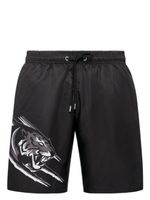 Plein Sport short de bain à imprimé tigré - Noir Plein Sport short de bain à imprimé tigré - Noir
