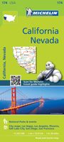 Wegenkaart - landkaart 174 California - Californie - Nevada | Michelin - thumbnail