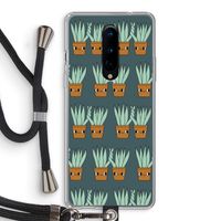 Sansevieria: OnePlus 8 Transparant Hoesje met koord