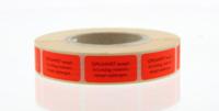 Spruyt Hillen Sticker opiumwet recept Spruyt Hillen Sticker opiumwet recept