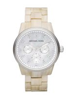 Horlogeband Michael Kors MK5625 Kunststof/Plastic Beige 18mm