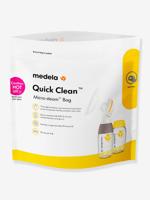 Doos van 5 desinfectiezakjes Quick Clean MEDELA voor magnetrons doorzichtig