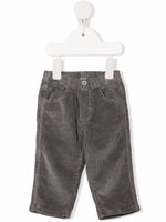 Il Gufo pantalon slim en velours côtelé - Gris