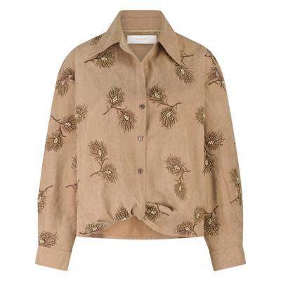 Nukus - Bruin | Dames | Blouse | Bruin | XL | regular | Kamst mode