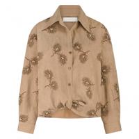 Nukus - Bruin | Dames | Blouse | Bruin | L | regular | Kamst mode