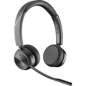 HP Poly Savi 7220 Stereo DECT On Ear headset Computer DECT Stereo Zwart Volumeregeling, Microfoon uitschakelbaar (mute)