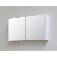 Spiegelkast BWS Salt 2 Deuren 100x60 cm Incl. Planchetten Scotch Oak