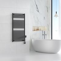 Wiesbaden Elara Elektrische Radiator - Smart WiFi - 118.5x60cm - Mat Zwart